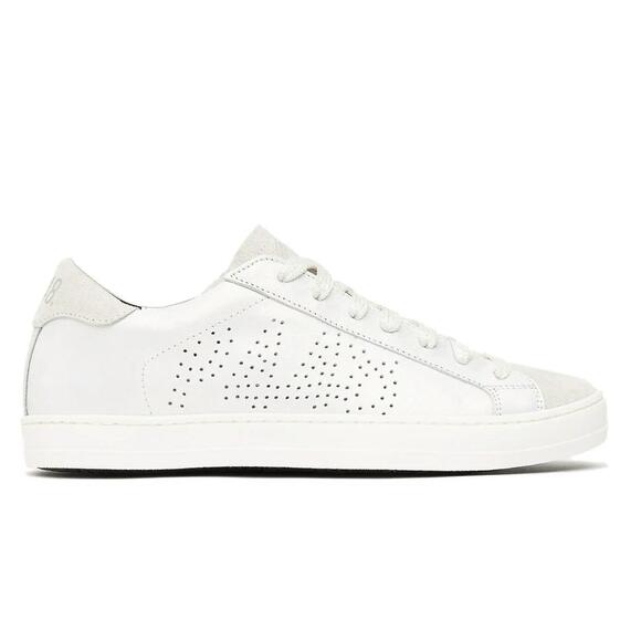 NEW P448 women's john sneakers with glitter lace in arctic/irla